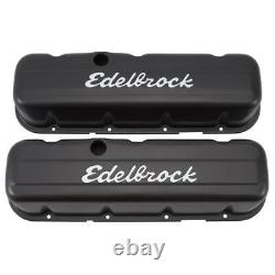 Edelbrock 4683 Engine Valve Cover Set Fits Chevrolet Big-Block Mark IV396 6.6L
