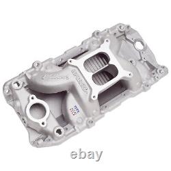 Edelbrock 7561 RPM Air-Gap Big Block Chevy 2-O Intake Manifold Oval Port