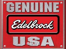 Edelbrock 88113 Water Pump for Small-Block Chevy in Black Finish (Long)
