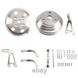 Engine Accessory Drive LWP Kit for Chevy Small Block 283-350 1963-87 Long Pump