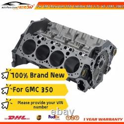 Engine Bare Short Block Fit For GM Chevrolet 350 Cadillac SBC 5.7L V8 1887-2002