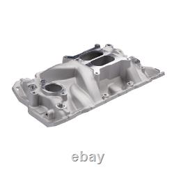 Engine Intake Manifold for SBC Small Block Chevy 305 327 350 1955-1986 Idle-5500