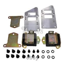 Engine Mounts Billet Aluminum LS Swap Kit For Small Block Chevy Chevelle Camaro