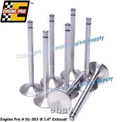 Engine Pro sb Chevy Stainless Steel Intake & Exhaust Valves 1.94 & 1.6 x 4.910
