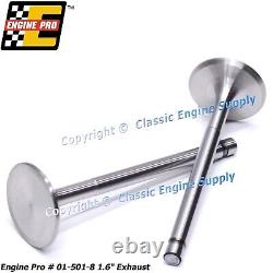 Engine Pro sb Chevy Stainless Steel Intake & Exhaust Valves 1.94 & 1.6 x 4.910