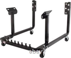 Engine Stand for Small & Big Block Chevy with Casters, Steel Construction