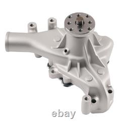 Engine Water Pump 2Grooves Crankshaft Pulley for Small Block Chevy 1969-1989