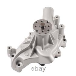 Engine Water Pump 2Grooves Crankshaft Pulley for Small Block Chevy 1969-1989