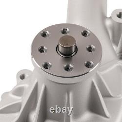 Engine Water Pump 2Grooves Crankshaft Pulley for Small Block Chevy 1969-1989