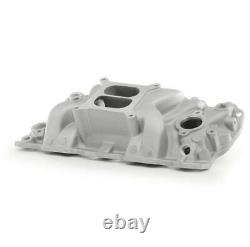 Engine Works 71353 Stage 2 Small Block Chevy Dual Plane Intake Manifold, Satin