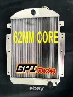 FOR Chevy GMC Pickup Truck WithSmall Block V8 1937 1938 MT Aluminum Radiator