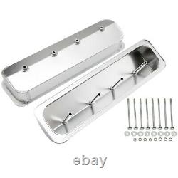 Fabricated Aluminum Valve Covers Center Bolt For Chevy 305 350 SBC 1987-2000