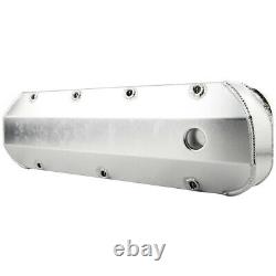 Fabricated Aluminum Valve Covers Polished Big Block For Chevy 396 427 502