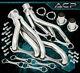 For Chevy Small Block 262-400 V8 Engine Stainless Manifold Exhaust Header Gasket