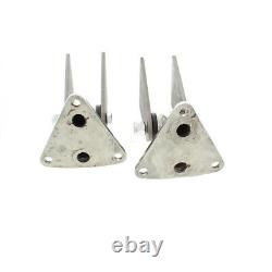 For Small & Big Block Chevy Polished Stainless Engine Motor Mounts SBC350 BBC454