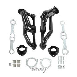 For Small Block Chevy Blazer S10 S15 283 302 350 V8 Black SS Engine Swap Headers