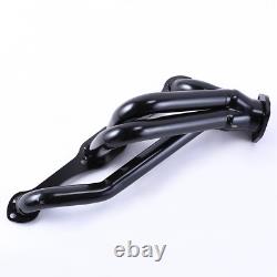For Small Block Chevy Blazer S10 S15 283 302 350 V8 Black SS Engine Swap Headers