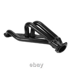 For Small Block Chevy Blazer S10 S15 283 302 350 V8 Black SS Engine Swap Headers