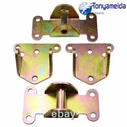For Small Block Chevy Solid Engine Motor Frame Mount Combo Rat Rod Hot Street