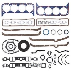 Full Engine Gasket Kit for Chevy 283 350 V8 1955 -1980 Small Block (SBC)