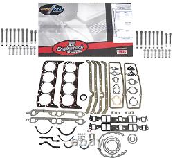 Full Engine Gasket Set w Head Bolts for 1967-1985 Chevrolet SBC 350 5.7