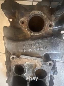 GM 14057055 SBC Small Block Chevy Engine Intake Manifold 4 Barrel EGR OEM