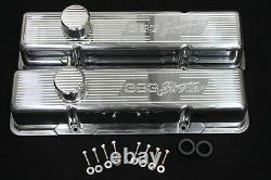 Ghostie 383 Stroker Chevy Small Block Tall Valve Cover 12 oval Air Cleaner