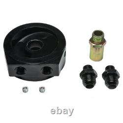 GlowShift Chevy Small-Block Engine 305 350 Oil Cooler Sandwich Adapter