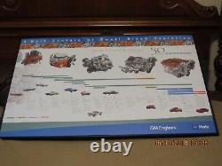 Gm Chevy Original 50 Yrs. Of Small Block Engine Evolution Poster Art