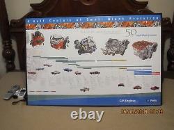 Gm Chevy Original 50 Yrs. Of Small Block Engine Evolution Poster Art