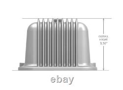 HOLLEY 241-106 Vintage Series Tall Finned Valve Covers Small Block Chevy