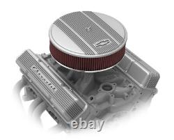 HOLLEY 241-106 Vintage Series Tall Finned Valve Covers Small Block Chevy