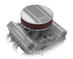 HOLLEY 241-106 Vintage Series Tall Finned Valve Covers Small Block Chevy