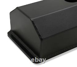 HOLLEY 241-288 Tall Valve Covers for Small Block Chevy Black