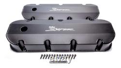 HOLLEY 890004B Sniper Fabricated Tall Valve Covers for Big Block Chevy