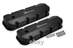 HOLLEY 890004B Sniper Fabricated Tall Valve Covers for Big Block Chevy