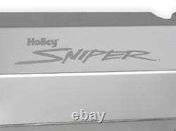 HOLLEY 890010 Sniper Tall Fabricated Valve Covers for Small Block Chevy
