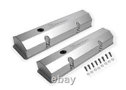 HOLLEY 890010 Sniper Tall Fabricated Valve Covers for Small Block Chevy