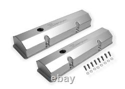 HOLLEY 890010 Sniper Tall Fabricated Valve Covers for Small Block Chevy