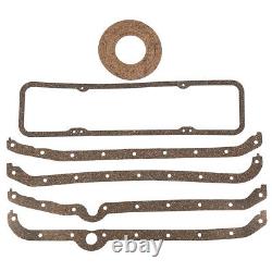 Head Intake Exhaust Valve Cover Engine Gasket Set for Chevy 327 350 Small Block