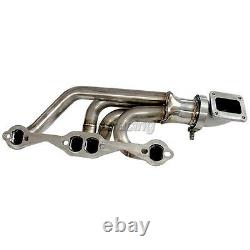 Header + Turbo Elbow For 82-92 Chevrolet Camaro Small Block Motor SBC Engine