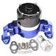 High Flow Electric Aluminum Blue Water Pump For Small Block Chevy Engines 350