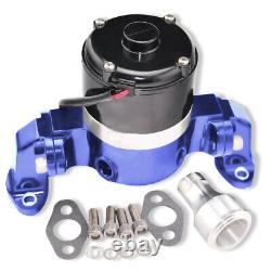 High Flow Electric Aluminum Blue Water Pump for Small Block Chevy Engines 350