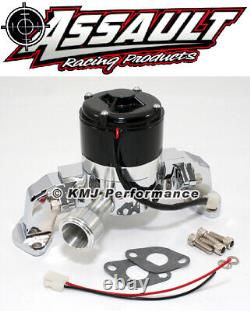 High Performance Aluminum Electric Water Pump Big Block Chevy 396 427 454 Chrome