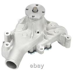 High-Performance Small Block Chevy Aluminum Water Pump Long Style, T6 Aluminum