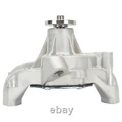 High-Performance Small Block Chevy Aluminum Water Pump Long Style, T6 Aluminum