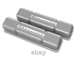 Holley 241-106 Chevy Bowtie FInned Valve Covers Small Block Chevy V8's