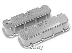 Holley 241-151 Tall M/T Valve Covers for Big Block Chevy Engines Polished