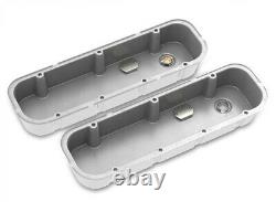 Holley 241-151 Tall M/T Valve Covers for Big Block Chevy Engines Polished F