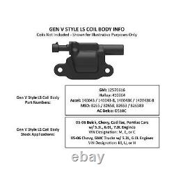 Holley 241-177 2-Pc Fits Chevrolet Script LS Valve Covers, Black